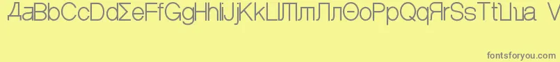 AlghorieStd Font – Gray Fonts on Yellow Background