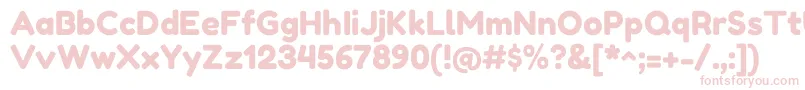 FredokaoneRegular Font – Pink Fonts on White Background