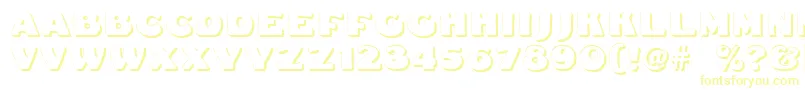 Dsfattyshadow-fontti – keltaiset fontit