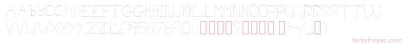 DoctorAzul Font – Pink Fonts on White Background