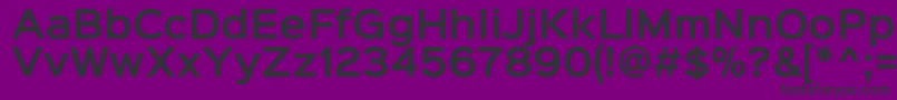 Sinkinsans600semibold Font – Black Fonts on Purple Background