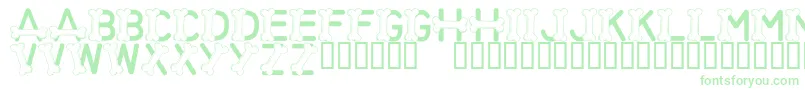 LmsThisFontIsForTheDogs Font – Green Fonts on White Background