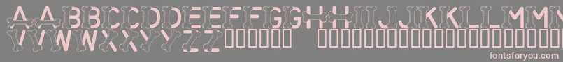 LmsThisFontIsForTheDogs Font – Pink Fonts on Gray Background