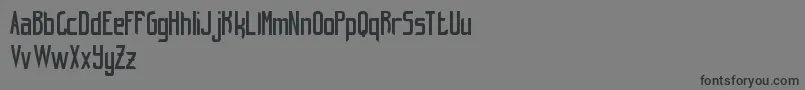フォントHintRetrС…FreeVersion – 黒い文字の灰色の背景