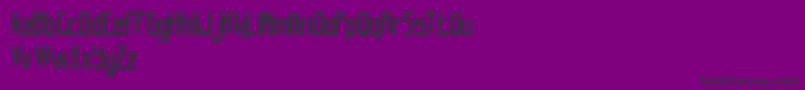 Fonte HintRetrС…FreeVersion – fontes pretas em um fundo violeta