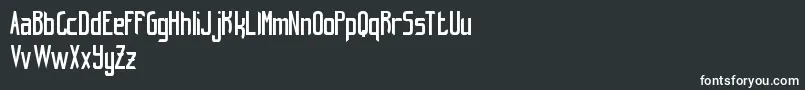 Шрифт HintRetrС…FreeVersion – белые шрифты на чёрном фоне