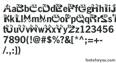  Kahorrible font