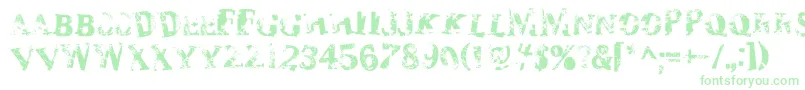 Zombilar-Schriftart – Grüne Schriften