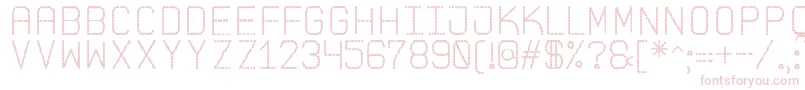 PointedLaidSt Font – Pink Fonts on White Background