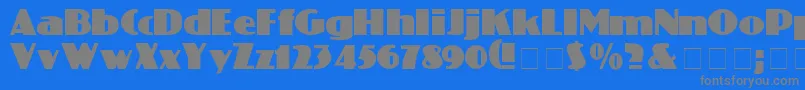 ColiseoNormal Font – Gray Fonts on Blue Background