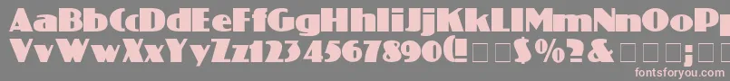 ColiseoNormal Font – Pink Fonts on Gray Background