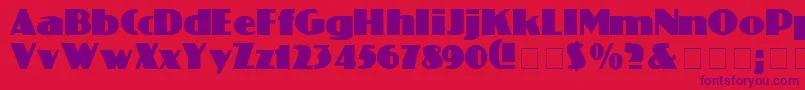 Подробнее о шрифте ColiseoNormal Шрифт ColiseoNormal – фиолетовые шрифты на красном фоне