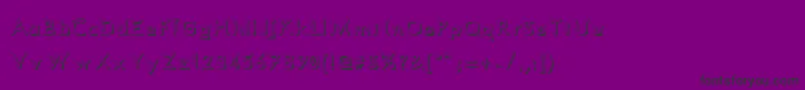 ComicbookSmash Font – Black Fonts on Purple Background