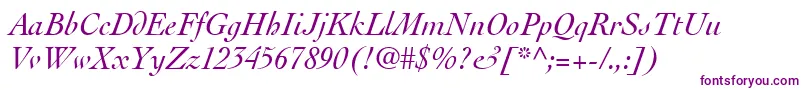 ThesisSsiItalic Font – Purple Fonts