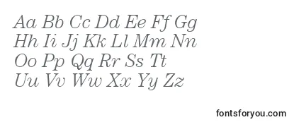 ItcCenturyLtLightItalic-fontti