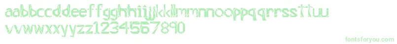 Czcionka Timelessblocks – zielone czcionki