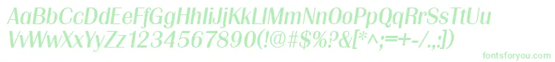 fuente GrenobleItalic – Fuentes Verdes