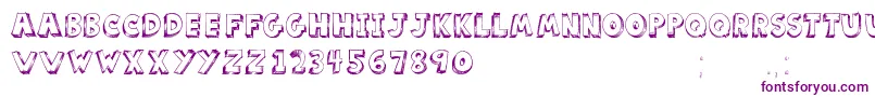 ScoolarTfb Font – Purple Fonts on White Background