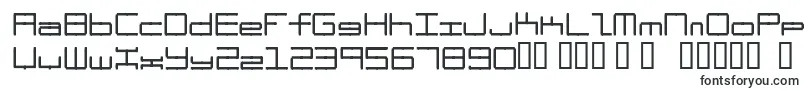 Шрифт Oscilloscope4 – шрифты, начинающиеся на O