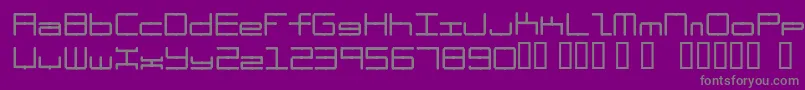 fuente Oscilloscope4 – Fuentes Grises Sobre Fondo Morado