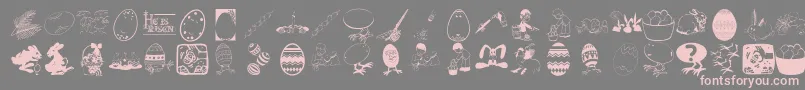 En savoir plus sur la police Eastereggs Police Eastereggs – polices roses sur fond gris