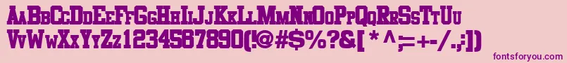 More about Cosmicflushtext8Bold Font Cosmicflushtext8Bold Font – Purple Fonts on Pink Background