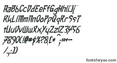  TaibaijanBoldItalic font