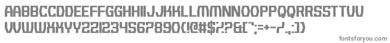 BackgroundNoise-fontti – harmaat kirjasimet valkoisella taustalla