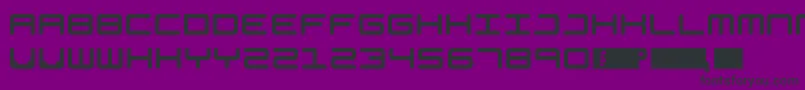 Generation Font – Black Fonts on Purple Background