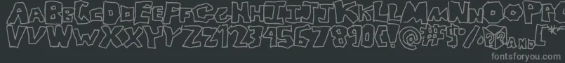 Police ReDonkULess – polices grises sur fond noir