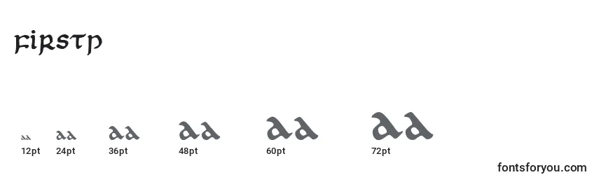 Firstp Font Sizes