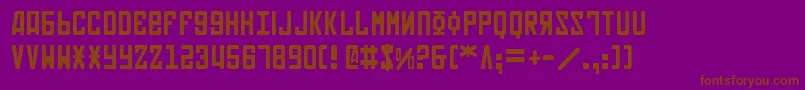 More about Soviet2 Font Soviet2 Font – Brown Fonts on Purple Background
