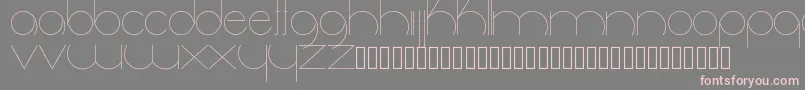 Radiance Font – Pink Fonts on Gray Background