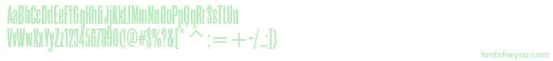 RoswellthreeitcTt Font – Green Fonts on White Background