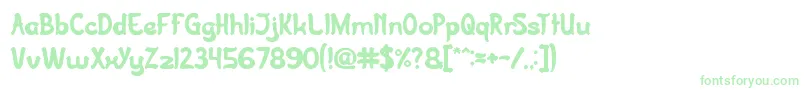 JazzSound-Schriftart – Grüne Schriften