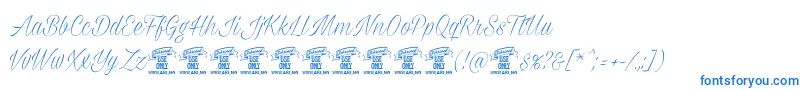 Milasianthinpersonal Font – Blue Fonts