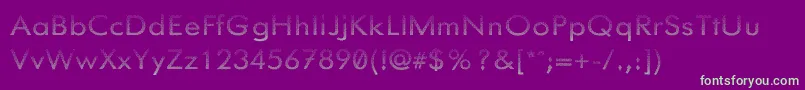 Knurledgrips Font – Green Fonts on Purple Background