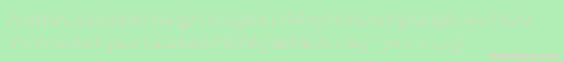 Knurledgrips Font – Pink Fonts on Green Background