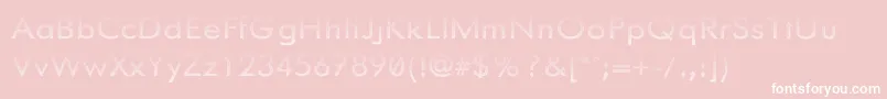 Knurledgrips Font – White Fonts on Pink Background