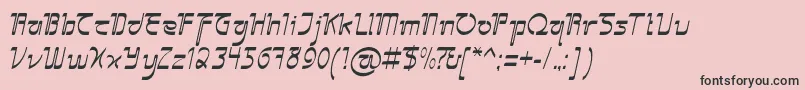 Sangkuriang Font – Black Fonts on Pink Background