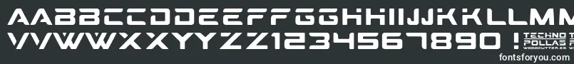 Technopollas Font – White Fonts