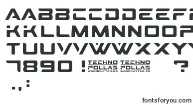  Technopollas font