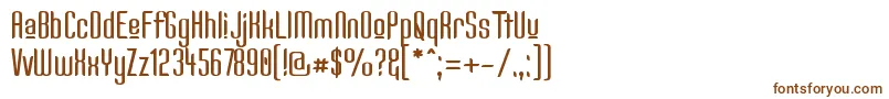 Kandidu Font – Brown Fonts on White Background