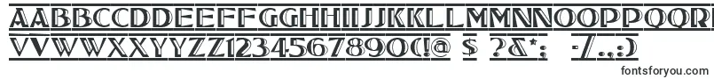 Шрифт TucsonDeco – фигурные шрифты