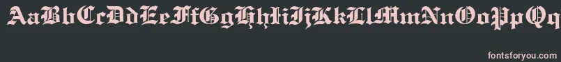 OldCologneRegular Font – Pink Fonts on Black Background