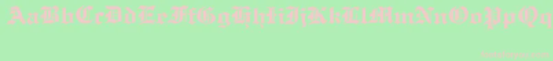 OldCologneRegular Font – Pink Fonts on Green Background