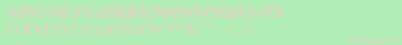 EffloresceIt Font – Pink Fonts on Green Background