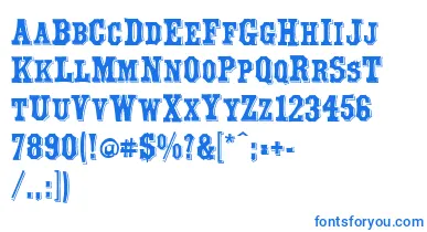 Yorktown font – Blue Fonts