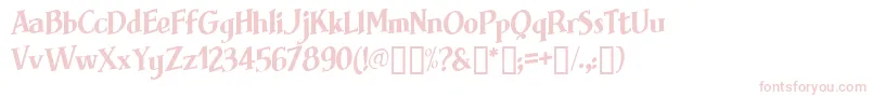 Brimfrg Font – Pink Fonts on White Background