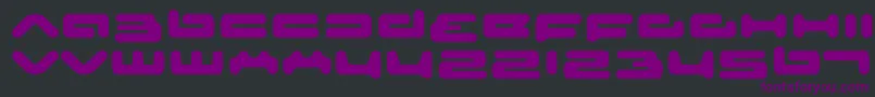 Seniorservice Font – Purple Fonts on Black Background